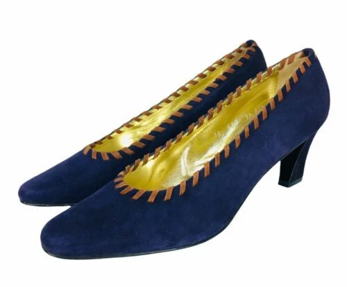 Calzado vintage de cuero ESCADA 1980s para Mujer