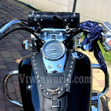 HONDA VT750 C4, AERO, Spirit C2B, phantom LEATHER TANK Panel Cover Pad Bra Bib