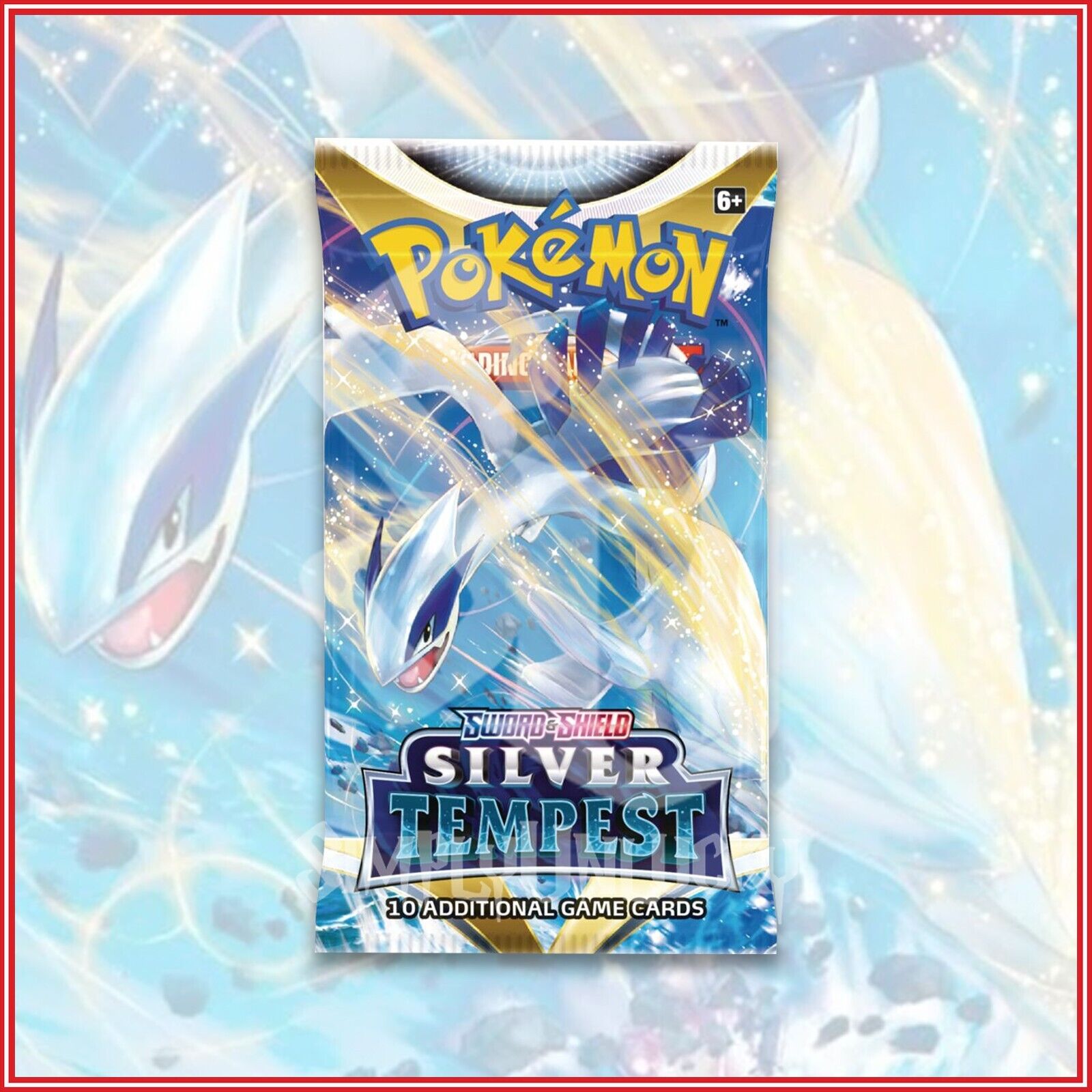  8 Packs Pokemon TCG: Sword & Shield Silver Tempest Booster Pack  - 10 Cards : Toys & Games