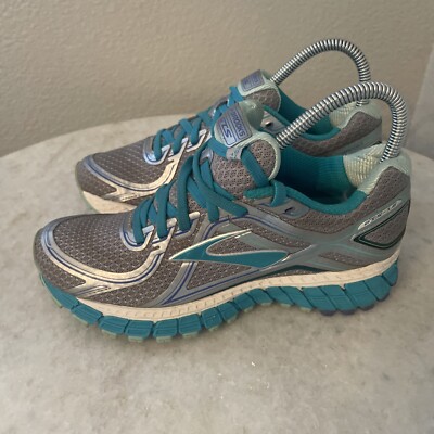 Brooks Women’s Adrenaline GTS 16 Gray Athletic Running Shoes Sz 2A  (Narrow)