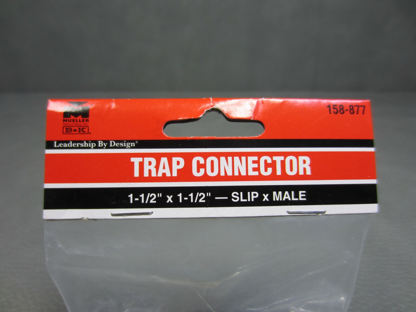 Mueller Industries Male Drain Waste Connector 1 1/2" X 1 1/2" No 158-877 