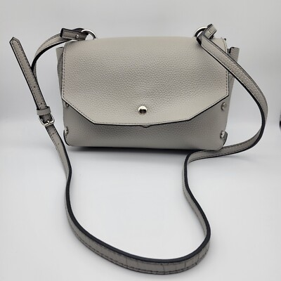 Steve Madden Grey Crossbody Purse Riveted Sides Unique Rocker Bikercore  Cute Bag