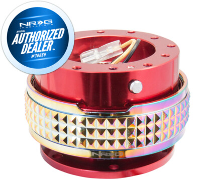 Universal NRG Innovations Gen R 2.0 Quick Release Hub In Black Body, Red Ring - NRG Innovations SRK-R200BK-RD - Foto 10