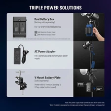 NEEWER RGB LED Video Light 65W Handheld RGB Continuous Light Spotlight