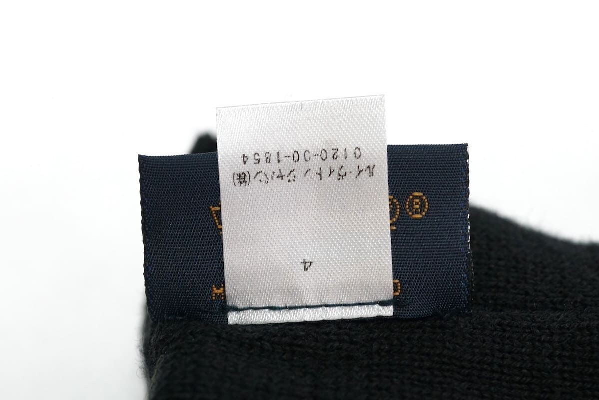 特価 ルイヴィトン 手袋 M73470 WOOL MONOGRAM ブラック系 LOUIS VUITTON M73470 Gon Mai Monogram Eclipse gloves Glove wool