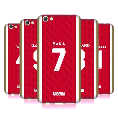 OFFIZIELLE ARSENAL FC 2023/24 SPIELER HOME KIT GEL HANDYHÜLLE FÜR OPPO HANDYS