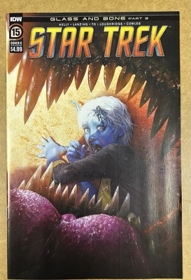 Star Trek #15 Abdeckung C Rahzzah Idw. Sack & Boarded. J.