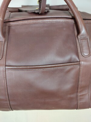 Coach Lexus Collaboration H99-0596 Dark Brown Leather Duffle Coach Lexus Collaboration H99-0596 Dark Brown Leather Duffle