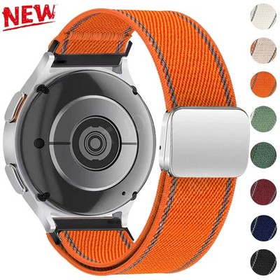 Für Huawei Watch 3 4 Pro 5 / GT 6 5 4 3 2 2e Nylon Magnet Armband Uhrenarmband