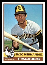 1976 Topps Enzo Hernandez #289 San Diego Padres HIGH GRADE BEAUTIFUL SETBREAK!