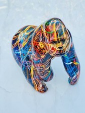 Modern Colourful Gorilla Stature,Resin Art Sculpture Home Decor Ornament