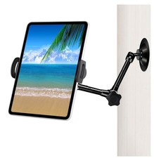 Wall Mount Tablet Holder Adjustable Aluminum Arm for iPad Galaxy Tab 7-12.9"Wall