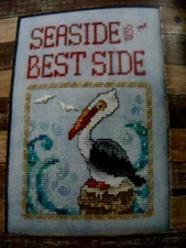 OOP Stoney Creek Magazine Cross Stitch Pattern "Seaside" + BOP
