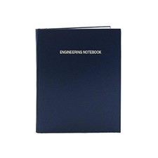 Blue Engineering Notebook/Graph Paper Notebook 168 Pages .25  Lab Grid Forma...