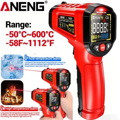 Infrarot Thermometer Pyrometer Temperaturmessgerät Profi IR -50°C ~600°C Laser