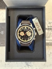 AVI-8 Hawker Hurricane Carey Dual Time Watch ...