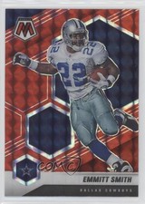 2021 Panini Mosaic Red Mosaic Prizm Emmitt Smith #64 HOF 16rl