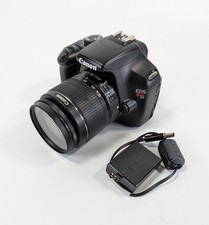 Canon EOS Rebel T3 Digital SLR Camera w/18-55mm Lens  DC Coupler No Cap or Batt