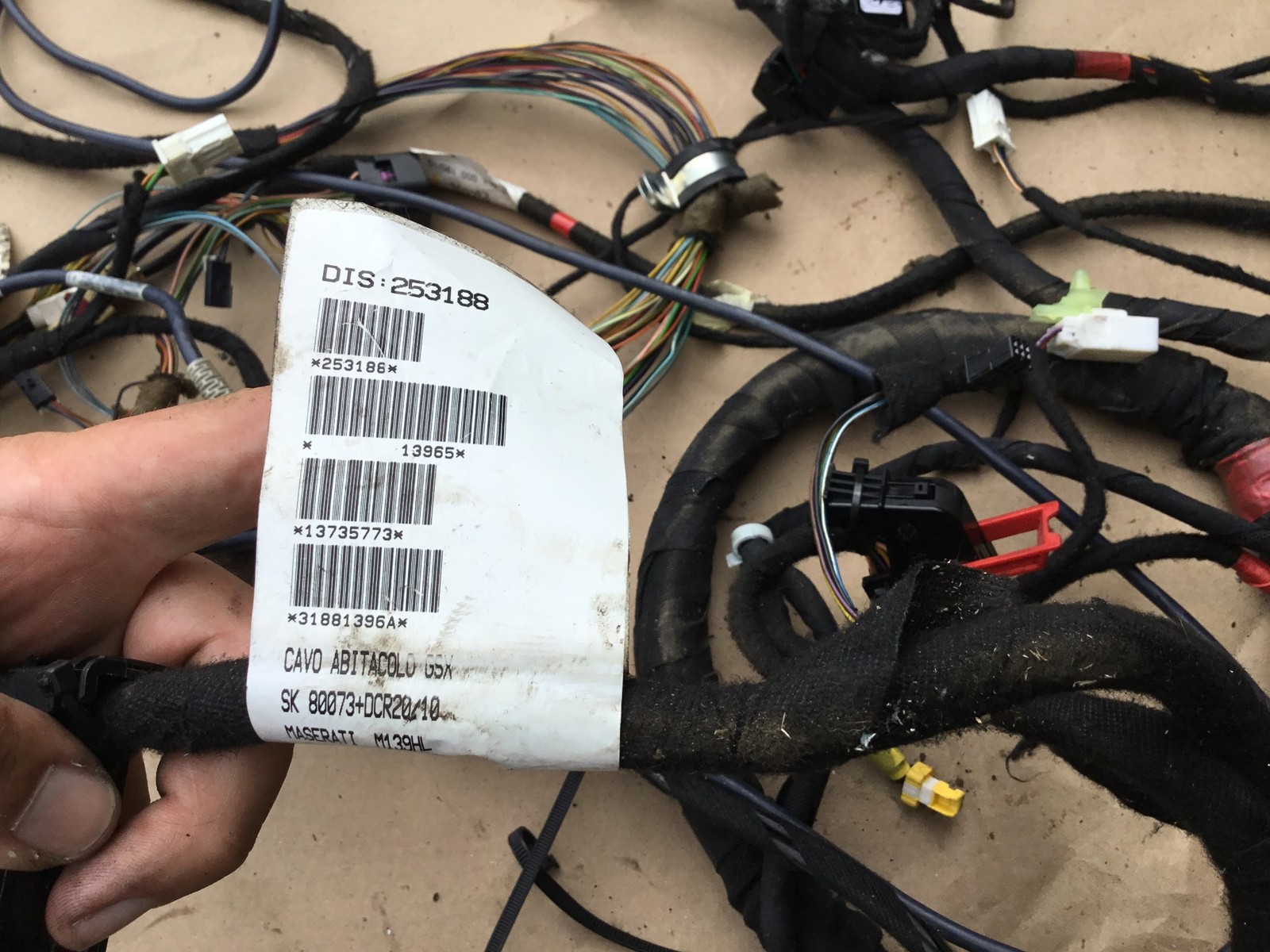 Maserati Granturismo S 2010 Body Main Harness Wiring Wire Cable 08 - 12 ;:O