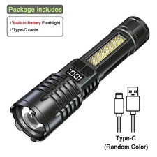 990000000Lumens High Powered Super Bright Flashlight Led Rechargeable Torch Lamp