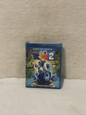 Rio 2 (Blu-ray/DVD, 2014, 2-Disc Set) NEW SEALED FREE SHIP