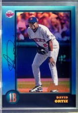 2013 Bowman Chrome David Ortiz #71 Twins Blue Sapphire Refractor Rookie Reprints