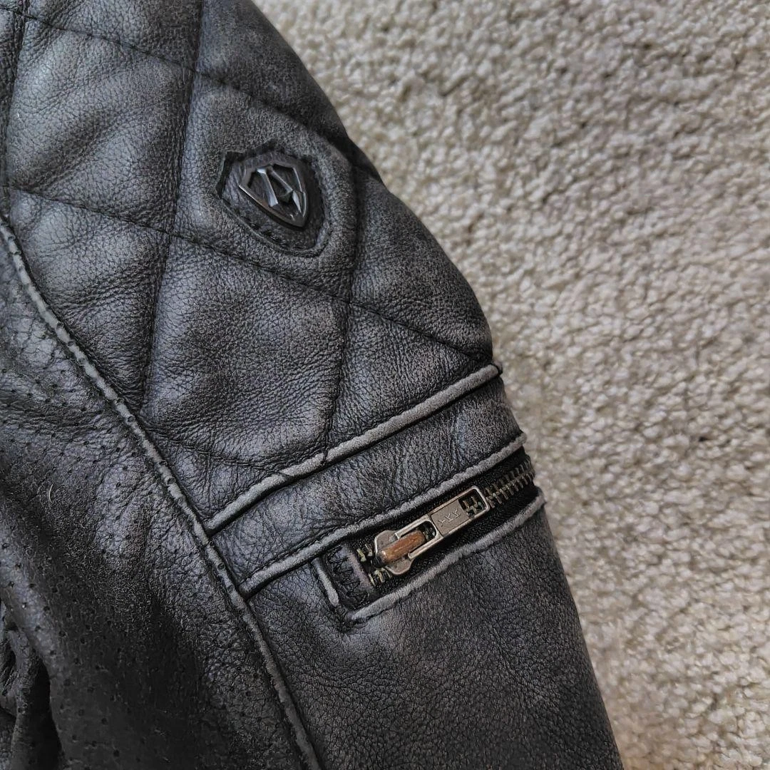 ARLEN NESS Genuine Leather Jacket, Size L Black [Used EXC] ship From JAPAN◎ image 5