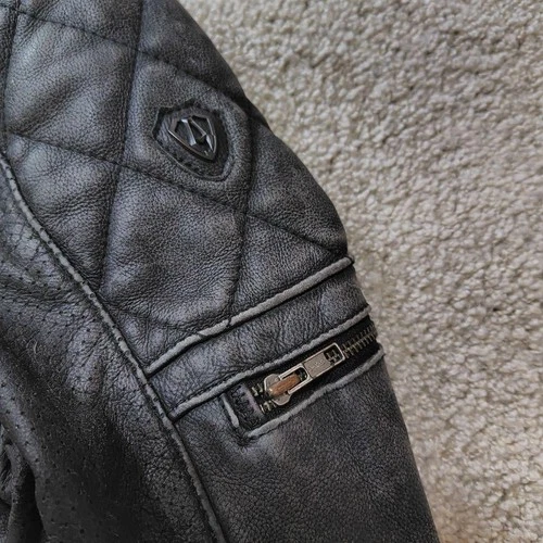 ARLEN NESS Genuine Leather Jacket, Size L Black [Used EXC] ship From JAPAN◎ image 5