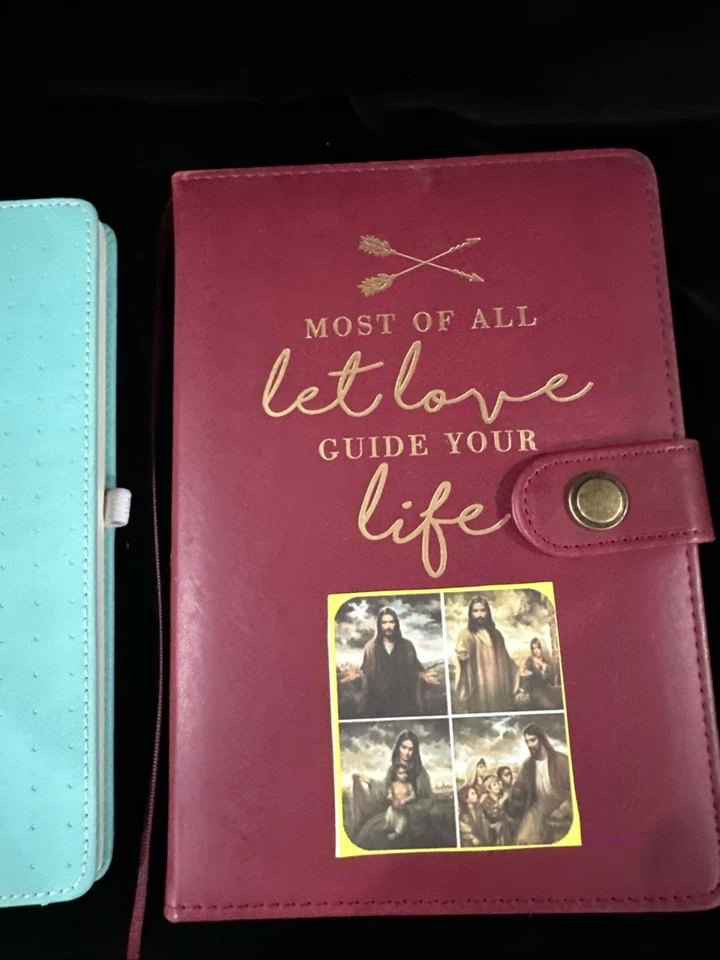 Notebooks Lot Of Two One Leather Bound 8.5”x5.75 (NB11) - Image 2 of 4