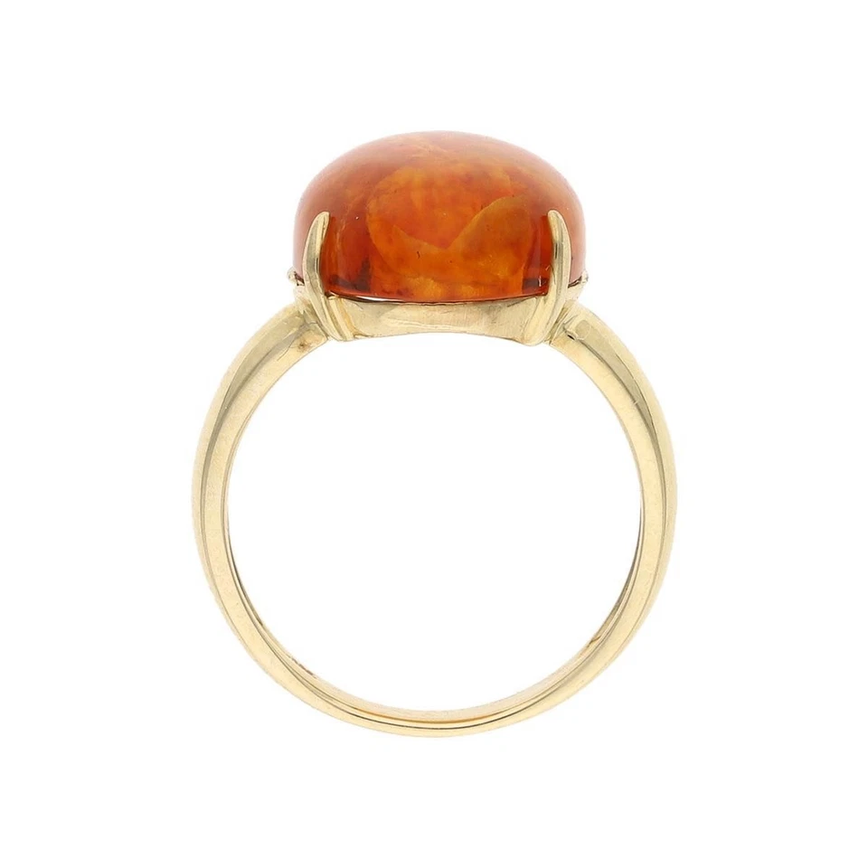 Bernstein Ring Gold 333 Second Hand 25324523 getragen - Bild 3 von 4