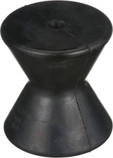 11209-1 Boat Trailer Rubber Bow Roller, Black, 4 Inches