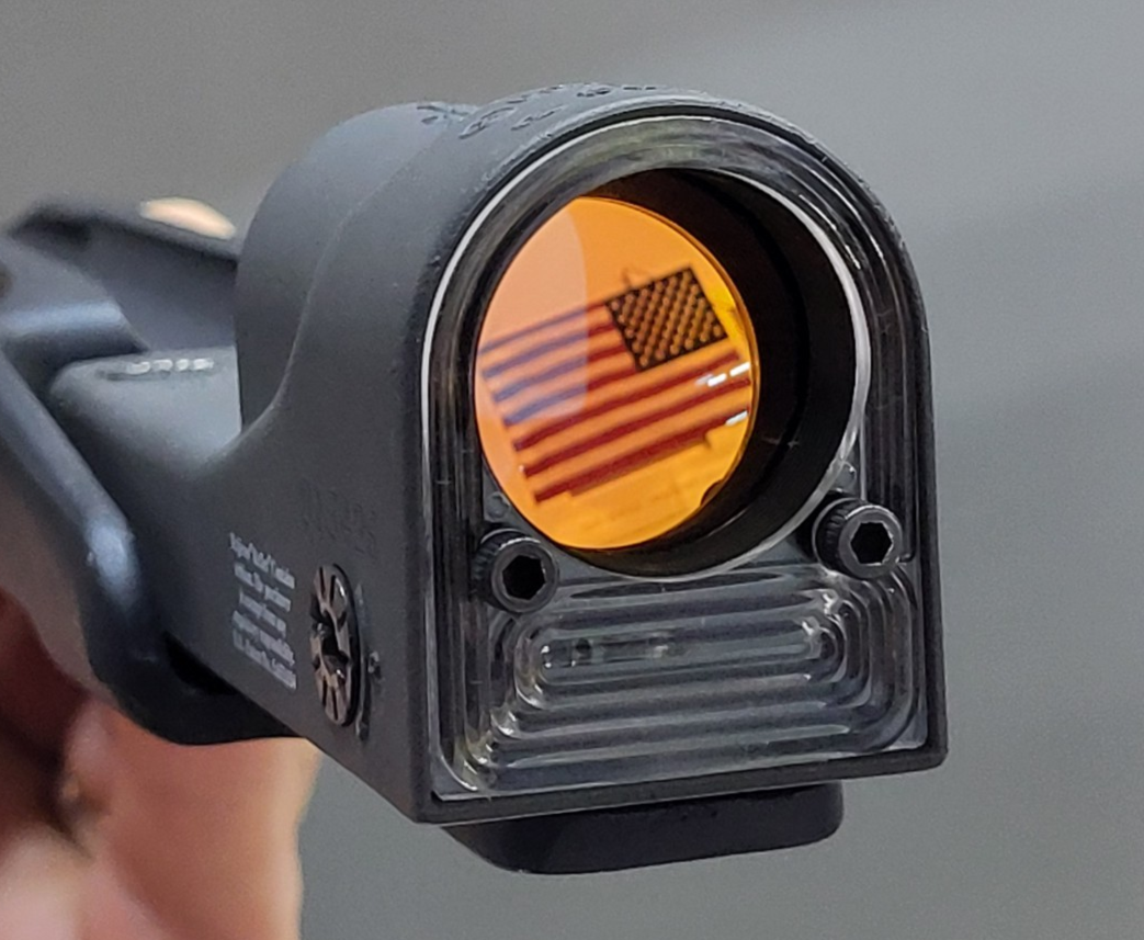 Trijicon Reflex RX01 on RX10 Carry Handle Gooseneck Mount | eBay