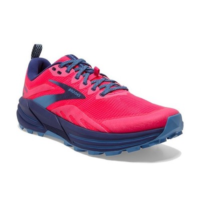 Brooks Cascadia 16 Women's Trail Running Shoe Size Pink/Flambe/Cobalt  Med/B
