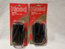 HOSA MODEL HPE-225 TWENTY FIVE FOOT COILED HEADPHONE EXTENSION CABLE - NEW