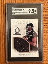 Russell Wilson Card in 2014 Bowman Baseball 17