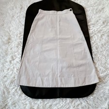 Margaret Howell Long Skirt A-line Cotton Size 0 Beige