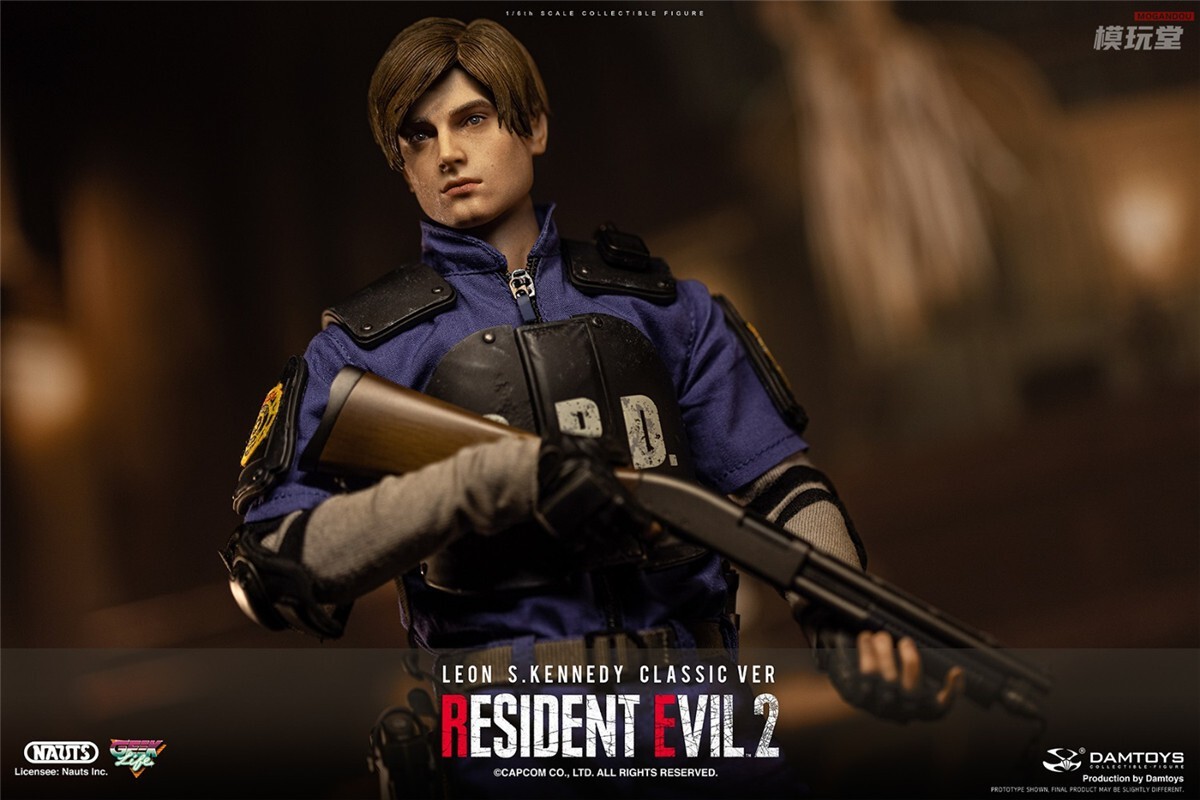 DamToys DMS037 Biohazard Resident Evil 2 Leon S. Kennedy Classic