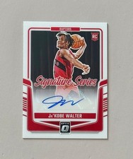 2024-25 Panini Donruss Optic Signature Series Ja'Kobe Walter #SS-JAK Auto Rookie