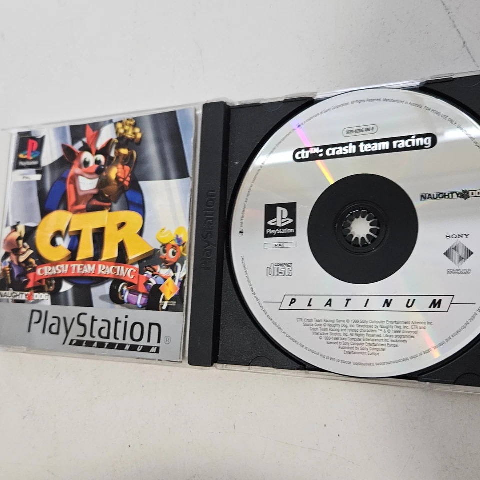 Crash Team Racing – PlayStation 1 Platinum – Complete - Tested – Retro Classic - Image 3 of 4