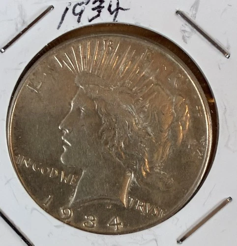 Uncirculated 1934-P Mint Silver Peace Dollar