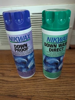 Nikwax Down, Down DUO-Pack, 300ml, Wash-In Cleaning and Waterproofing adds DW...