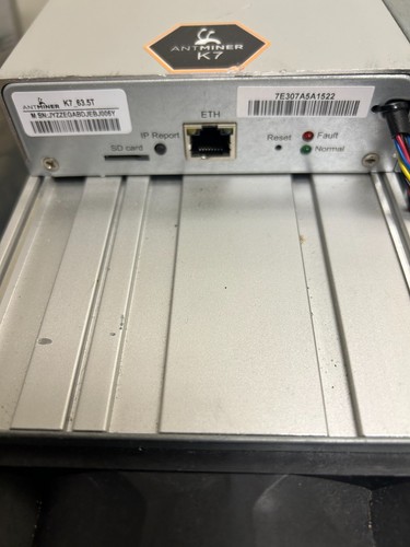 Bitmain Antminer k7 63.5T (mines CKB) - Ships in US