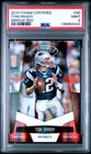 2010 PANINI CERTIFIED 90 TOM BRADY MIRROR RED /250 PSA 9