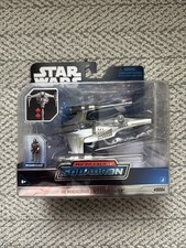 Jazwares Star Wars Micro Galaxy Squadron The Mandalorian's N-1 Starfighter