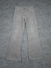 Vintage Levis 517 1555 Corduroy Pants Size 29 x 29 FITS 27 x 27 Gray USA 