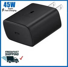 Fast Charging Adapter 45W USB-C Wall Charger For Samsung Galaxy S23 S22 S21 S20
