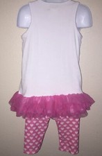 Conjunto Túnica Y Leggings Reno Para Bebé Niña 6-9 Meses - Mud Pie | Ropa Navideña Con Detalles