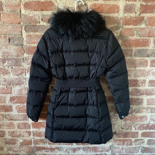 prada puffer jacket belted