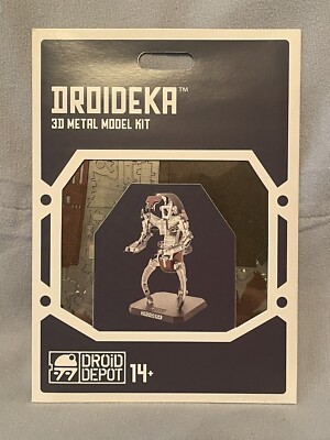 NEW Disney Parks Star Wars Galaxy Edge Metal Earth 3D Model Kit - Droideka