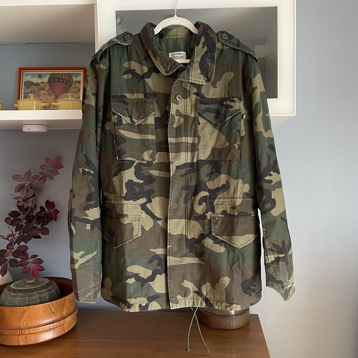 Alpha Industries × Anti Social Social Club Camo Defender M-65 